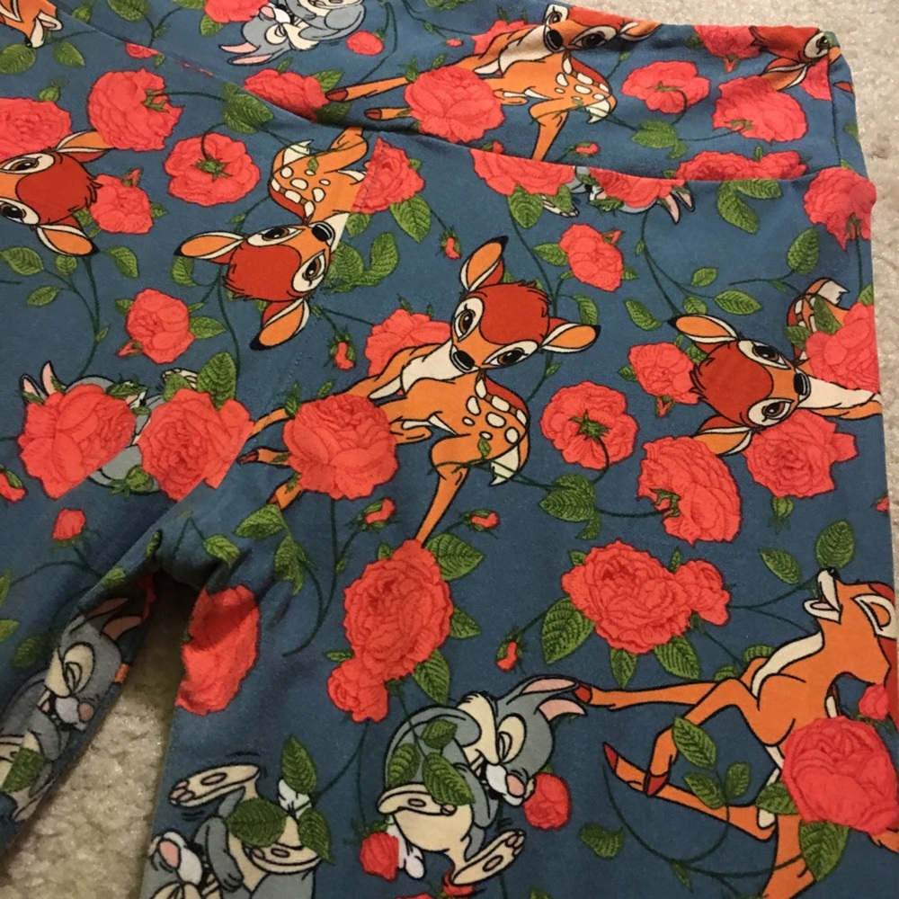 Lularoe OS Disney Bambi Thumper Leggings - Picture 8 of 13
